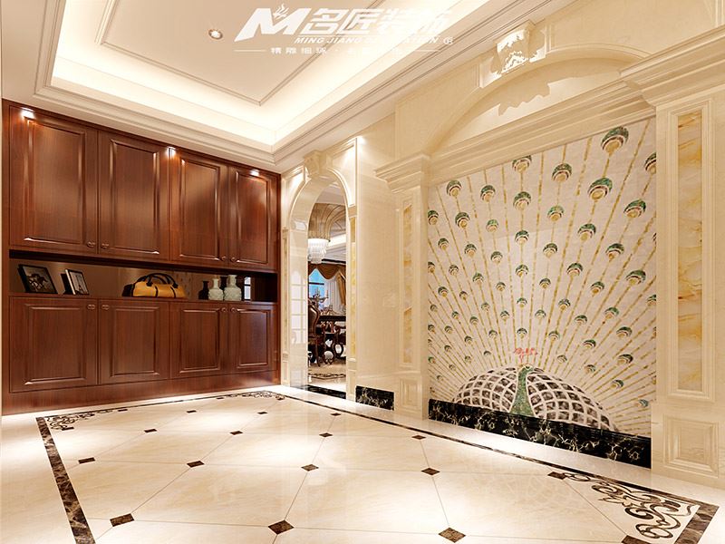 揭陽(yáng)市仙橋宿舍歐式風(fēng)格四居室裝修案例