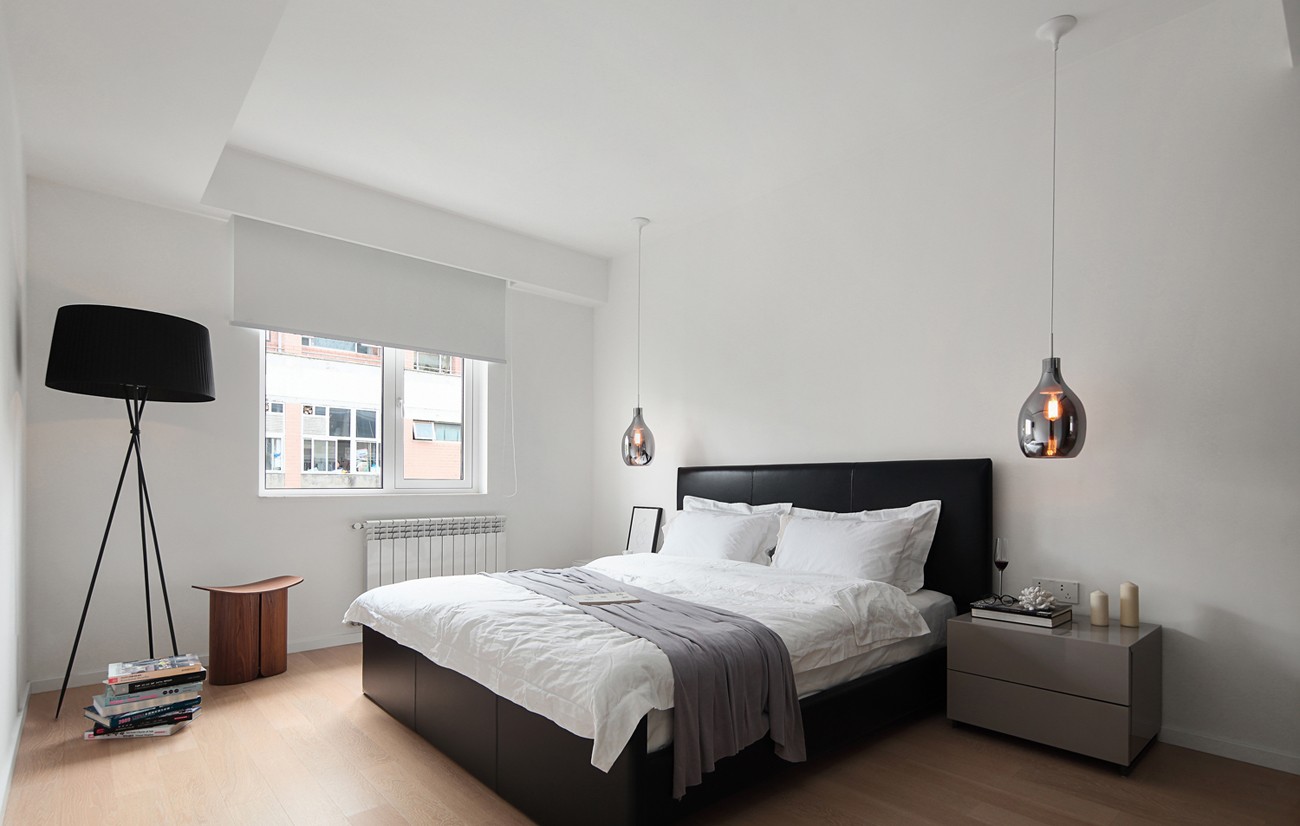 現(xiàn)代簡約風格家裝設計室內裝修效果圖-臥室