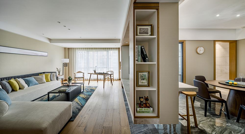 佛山市招商樾園現(xiàn)代簡(jiǎn)約風(fēng)格三居室裝修案例