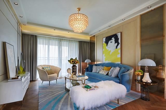 廣州市南沙碧桂園歐式風格三居室裝修案例