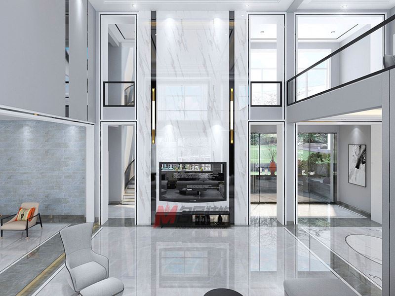 自貢市北湖&middot;中央公園現(xiàn)代風格別墅裝修案例