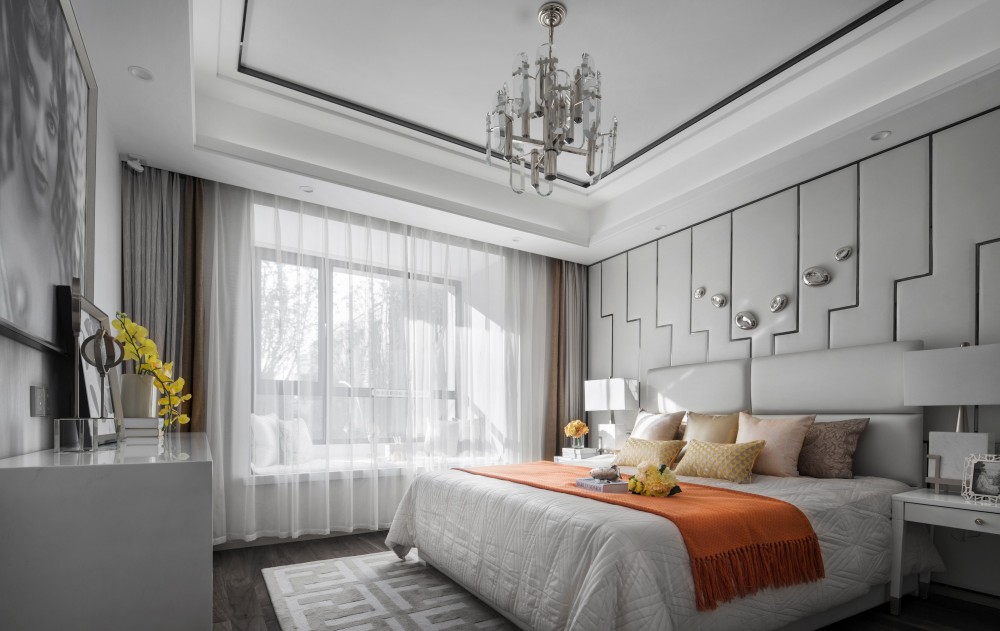 現(xiàn)代輕奢風格室內設計家裝案例-臥室