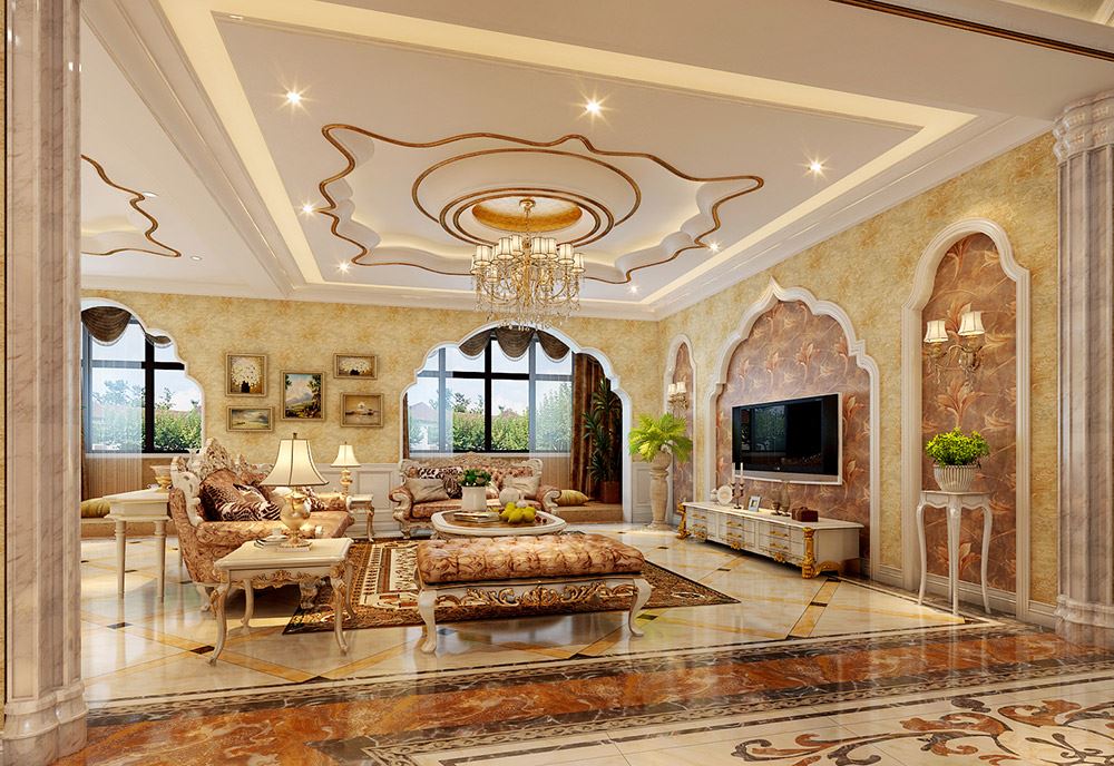 楚雄彝族自治州碧桂園(元謀)歐式風(fēng)格別墅裝修案例