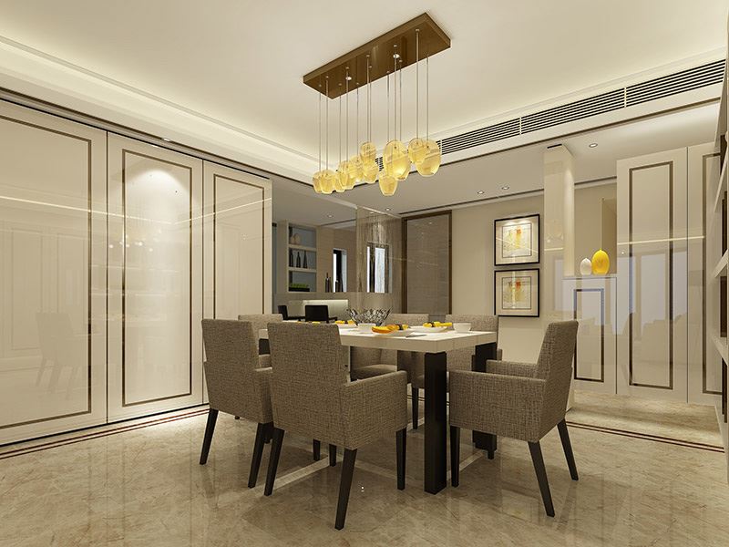 常州市美池溫泉度假村現(xiàn)代簡(jiǎn)約風(fēng)格三居室裝修案例