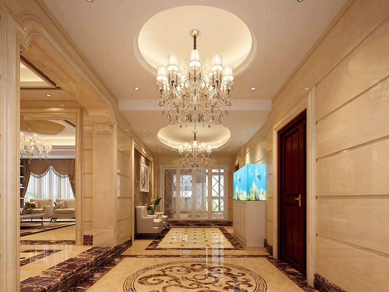 佛山市順德自在城輕奢風(fēng)格四居室裝修案例