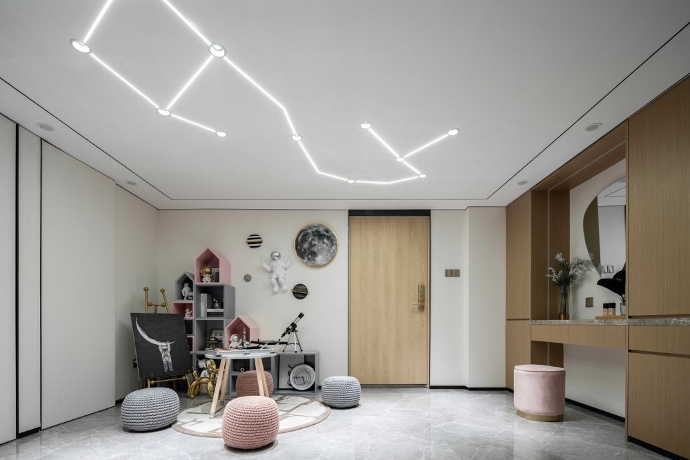 現(xiàn)代輕奢風格室內(nèi)家裝案例效果圖-休閑區(qū)