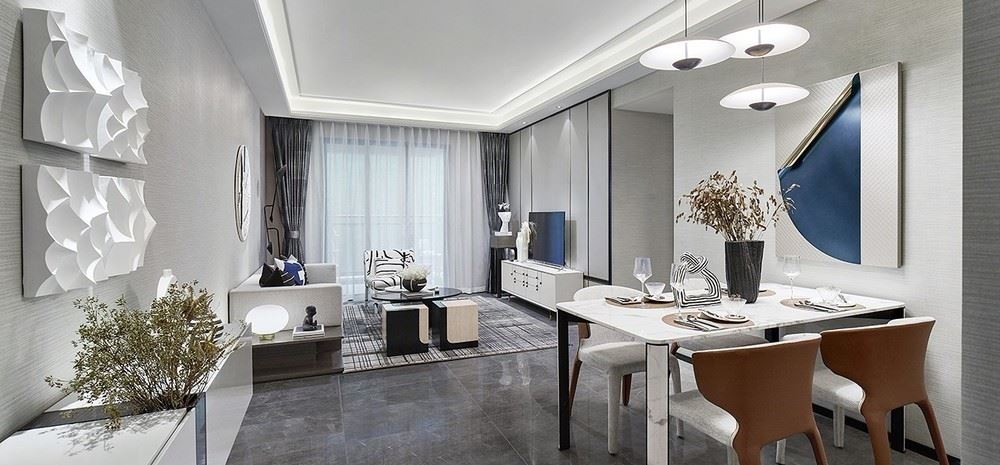 江門市百富園現(xiàn)代簡(jiǎn)約風(fēng)格三居室裝修案例