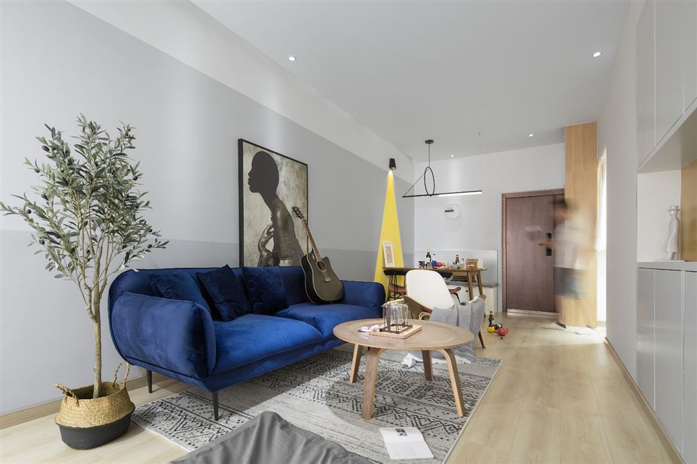 佛山市保利天悅北歐風(fēng)格二居室裝修案例