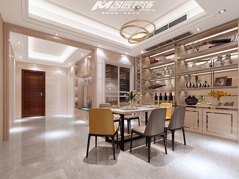 揭陽(yáng)市惠來(lái)碧桂園輕奢風(fēng)格三居室裝修案例