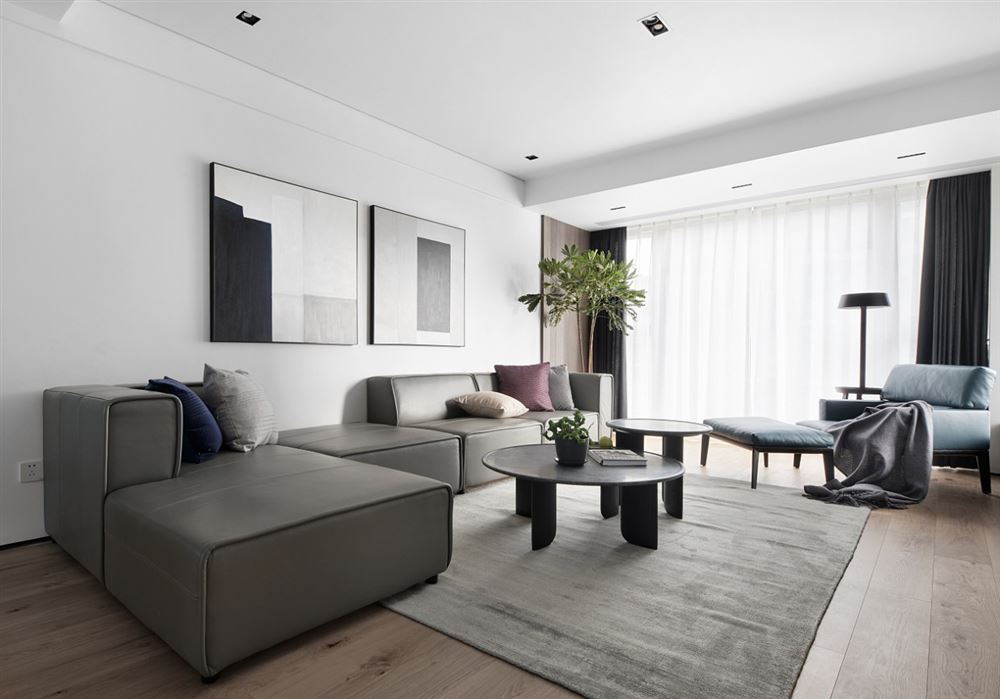 江門市幸福新村現(xiàn)代簡約風(fēng)格三居室裝修案例