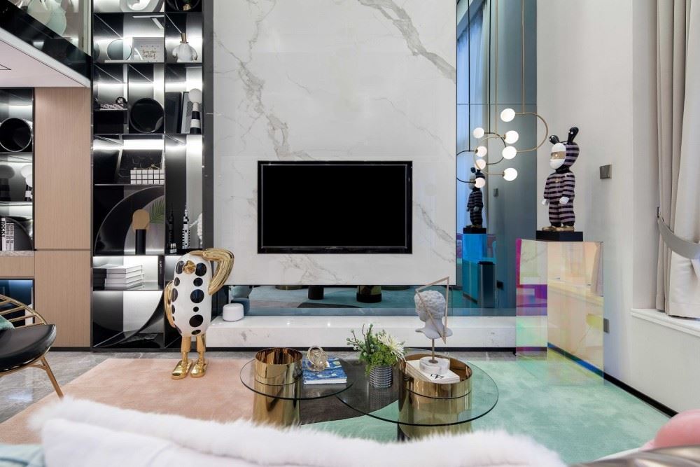 江門市碧桂園濱江壹號(hào)輕奢風(fēng)格復(fù)式裝修案例