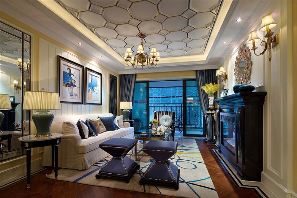 佛山市招商城市主場(chǎng)歐式風(fēng)格三居室裝修案例