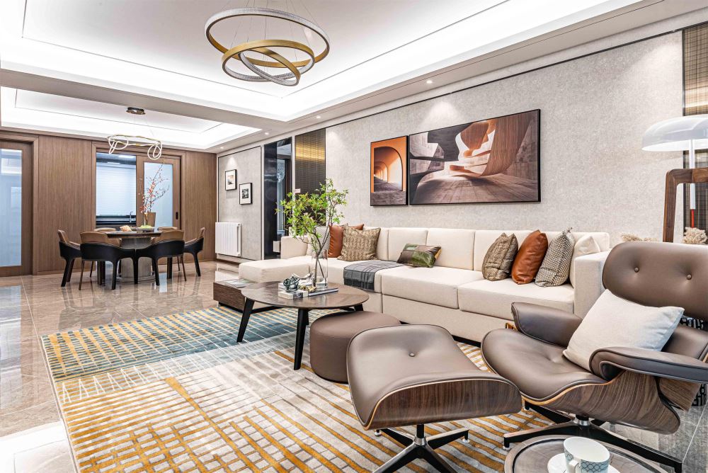 佛山市碧桂園&middot;嶺南盛世新中式風格四居室裝修案例