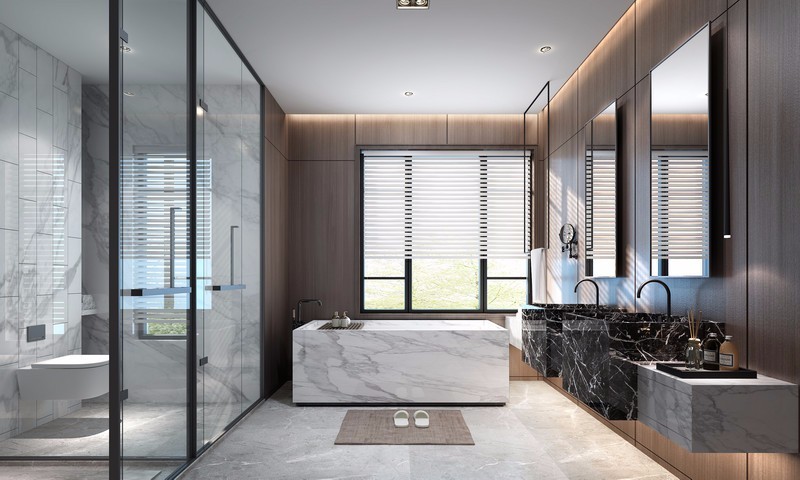 現(xiàn)代簡約風格室內設計家裝案例-衛(wèi)生間