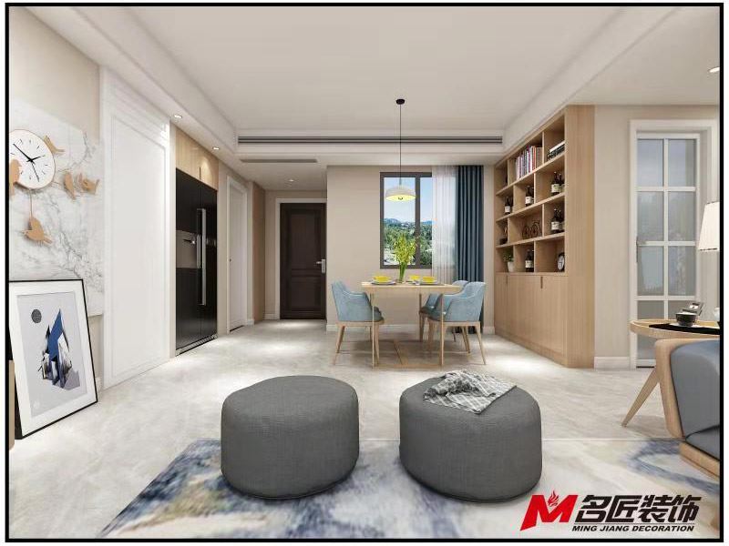 湖州市學(xué)仕嘉園現(xiàn)代簡約風(fēng)格三居室裝修案例