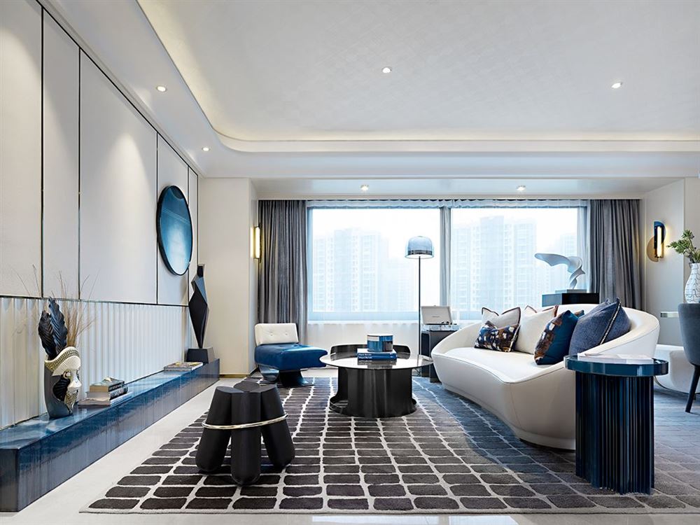 佛山市恒大山湖郡輕奢風格四居室裝修案例