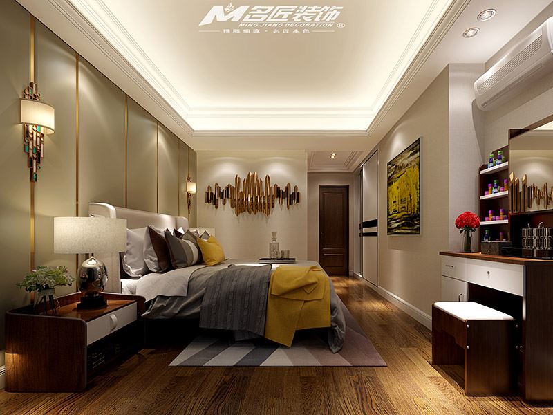 揭陽市隆江新城歐式風格三居室裝修案例