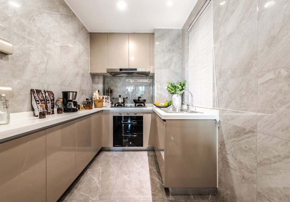 現(xiàn)代輕奢風格室內(nèi)設(shè)計家裝案例-廚房