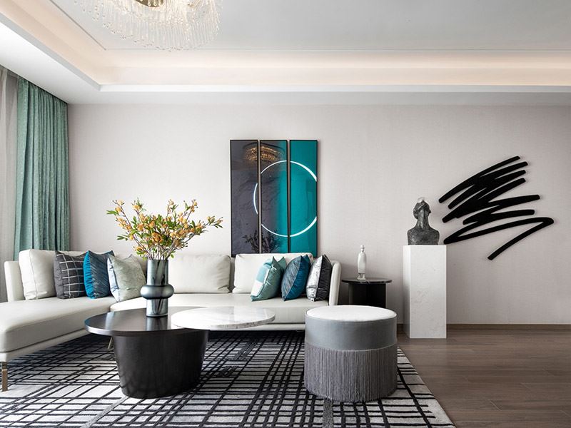 河源市鴻大城現(xiàn)代簡約風(fēng)格三居室裝修案例