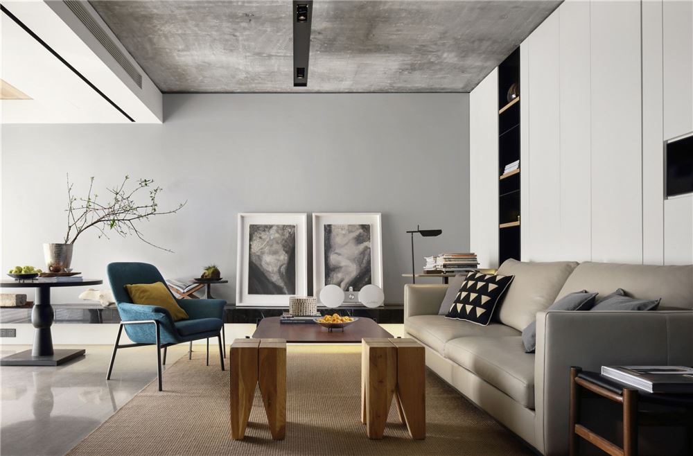 廣州市萬科南方公元現(xiàn)代簡約風(fēng)格三居室裝修案例