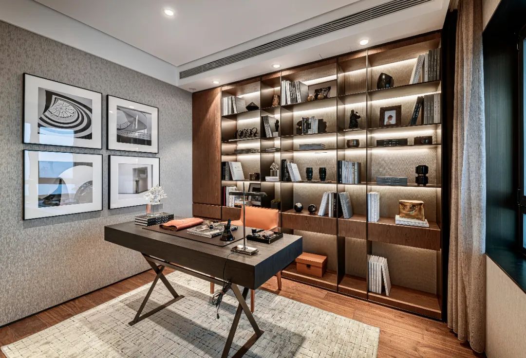現(xiàn)代簡約風格室內(nèi)設(shè)計家裝案例-書房