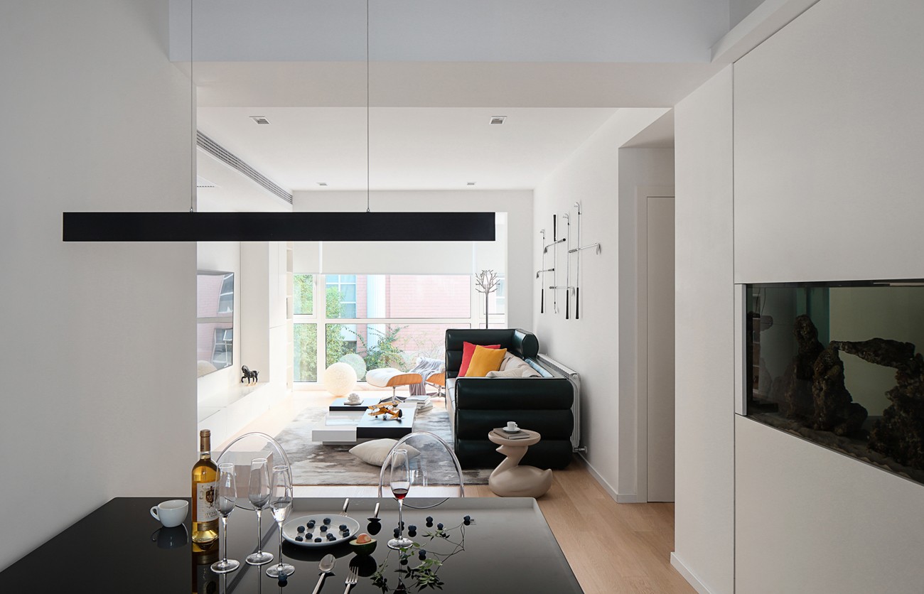 現(xiàn)代簡約風格家裝設計室內裝修效果圖-餐廳