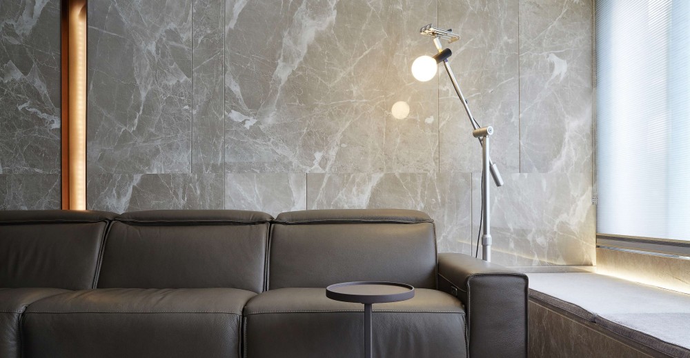 現代簡約風格室內家裝案例效果圖-客廳沙發(fā)