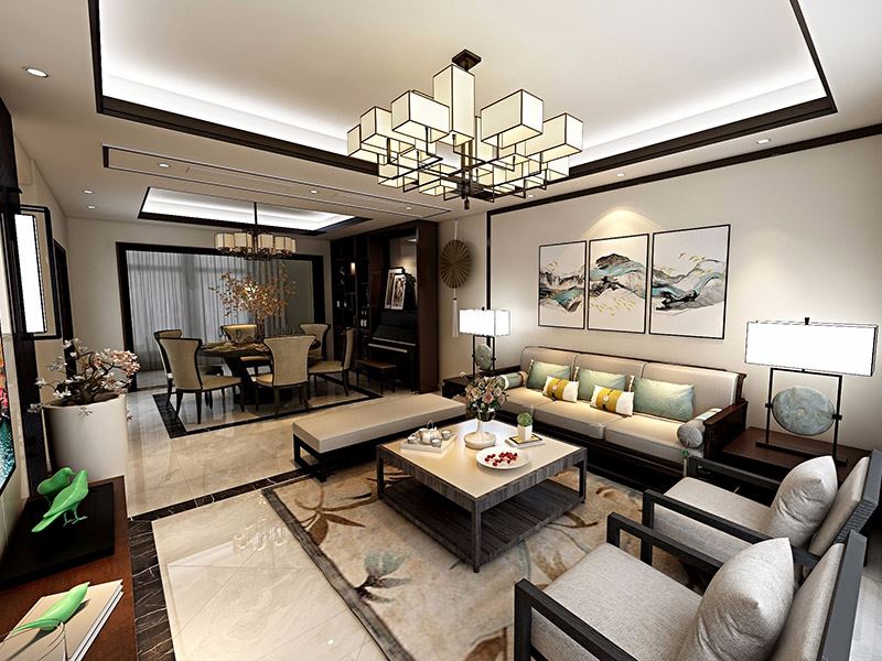 佛山市恒大&middot;酈湖城北歐風(fēng)格四居室裝修案例