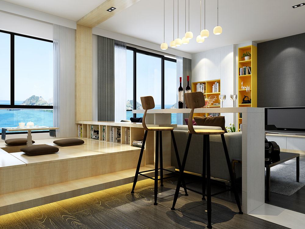 楚雄彝族自治州碧桂園(元謀)現(xiàn)代簡(jiǎn)約風(fēng)格二居室裝修案例