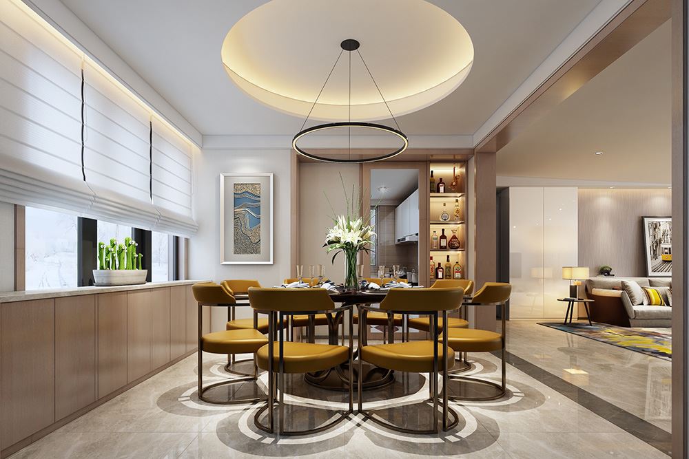 佛山市金茂綠島湖輕奢風(fēng)格別墅裝修案例