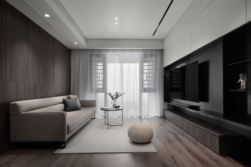 佛山市招商&middot;悅府輕奢風(fēng)格三居室裝修案例