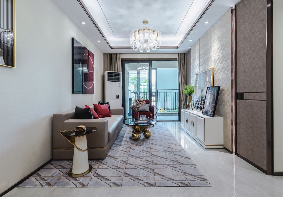 江門市美的公園天下輕奢風(fēng)格三居室裝修案例