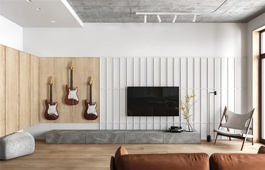 陽江市建華翡翠城現(xiàn)代簡約風(fēng)格二居室裝修案例