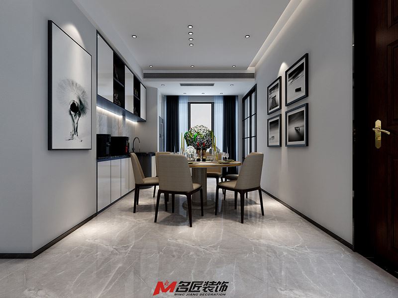 廣州市富力東堤灣歐式風(fēng)格二居室裝修案例