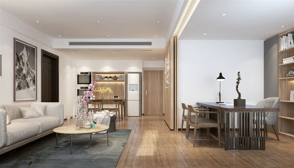 廣州市從都國(guó)際莊園別墅北歐風(fēng)格三居室裝修案例