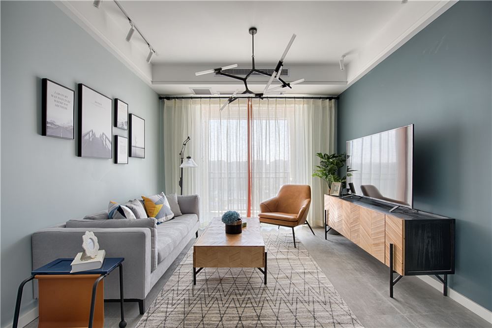 廣州市廣州星河山海灣北歐風(fēng)格三居室裝修案例