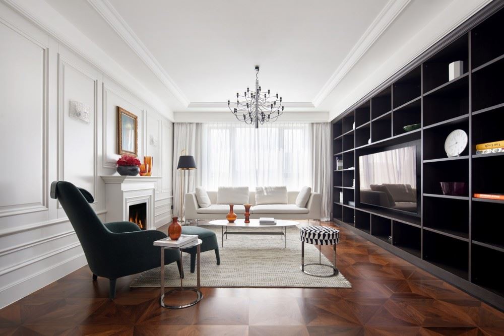 江門市十里方圓歐式風(fēng)格三居室裝修案例