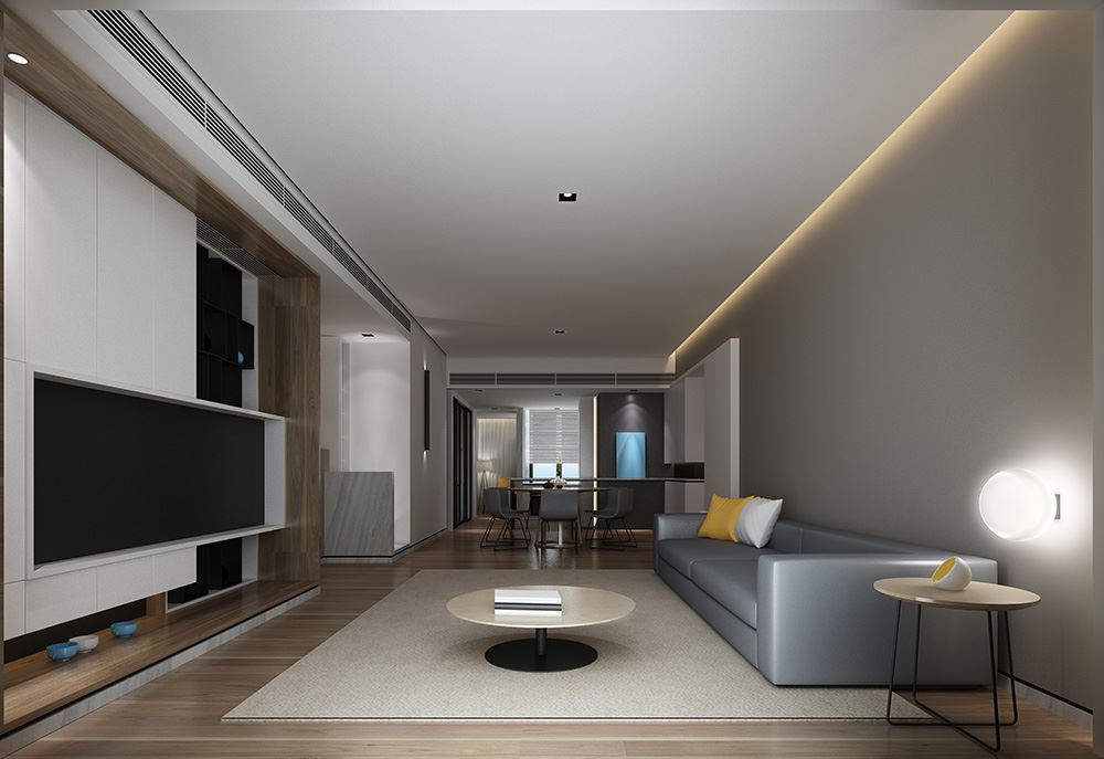 廣州市富力泉天下輕奢風(fēng)格四居室裝修案例