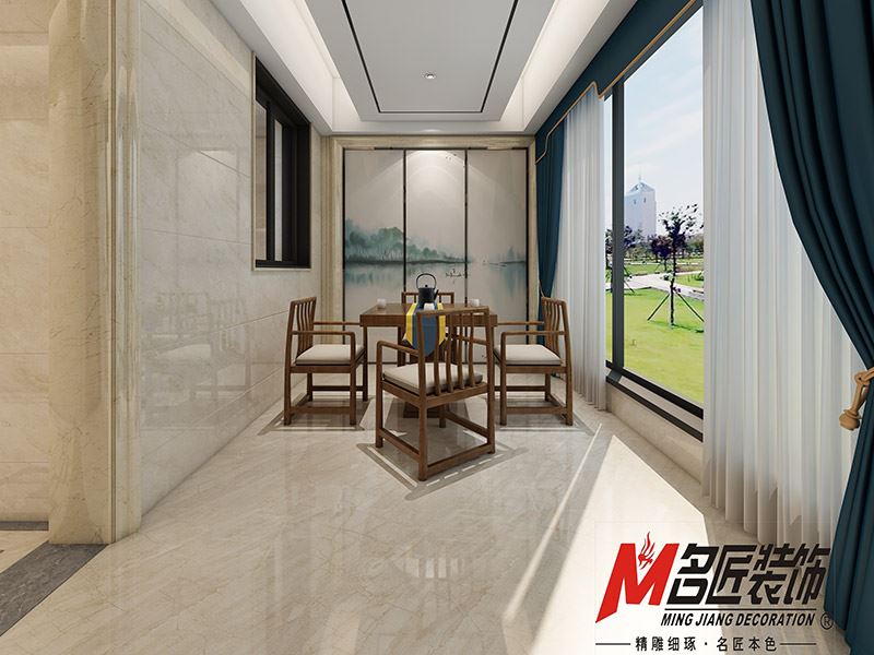 揭陽市惠來碧桂園翹楚棠現(xiàn)代風格三居室裝修案例