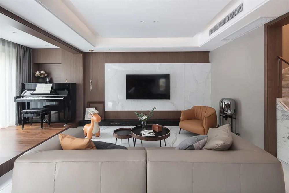 江門(mén)市寶庭園現(xiàn)代簡(jiǎn)約風(fēng)格三居室裝修案例