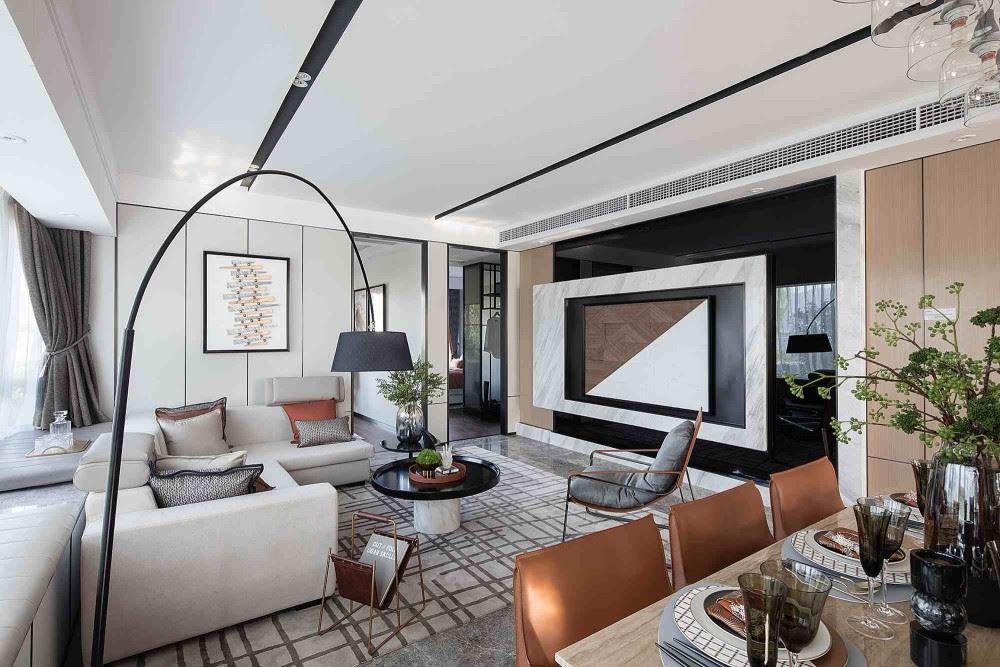 佛山市高明鈞明城北歐風格三居室裝修案例