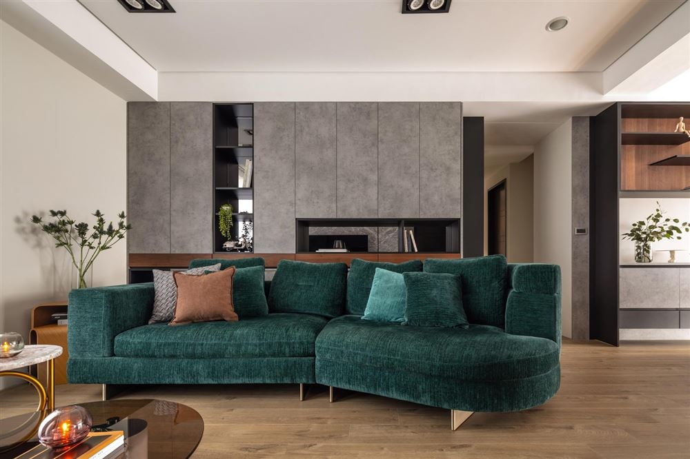 廣州市福今路小區(qū)現(xiàn)代簡約風格三居室裝修案例