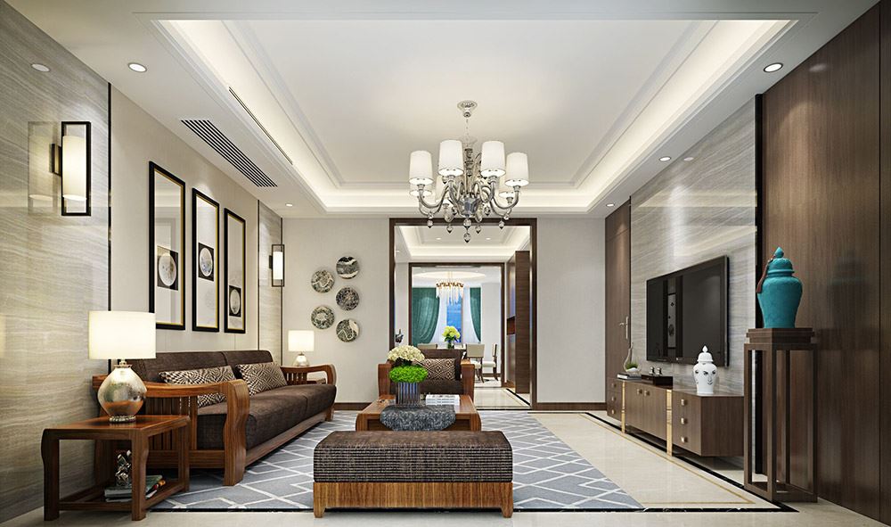 臺州市濱江&middot;鉑金海岸現(xiàn)代簡約風(fēng)格三居室裝修案例