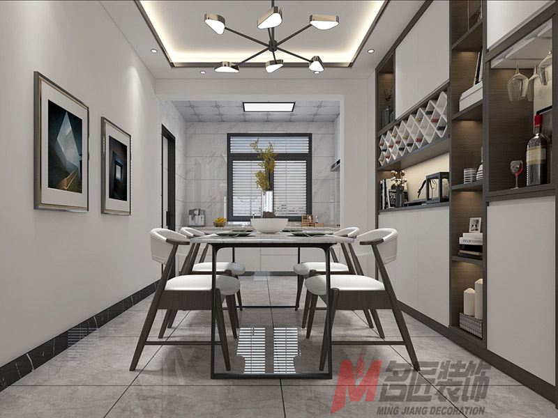 自貢市澳門花園現(xiàn)代簡約風(fēng)格平層裝修案例