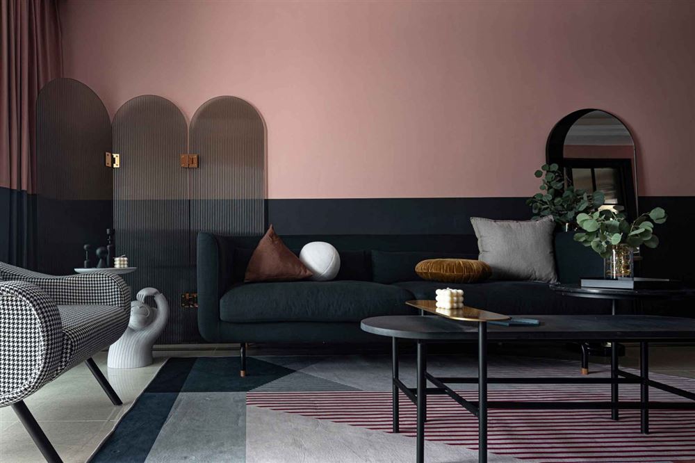 江門市文昌花園輕奢風(fēng)格三居室裝修案例