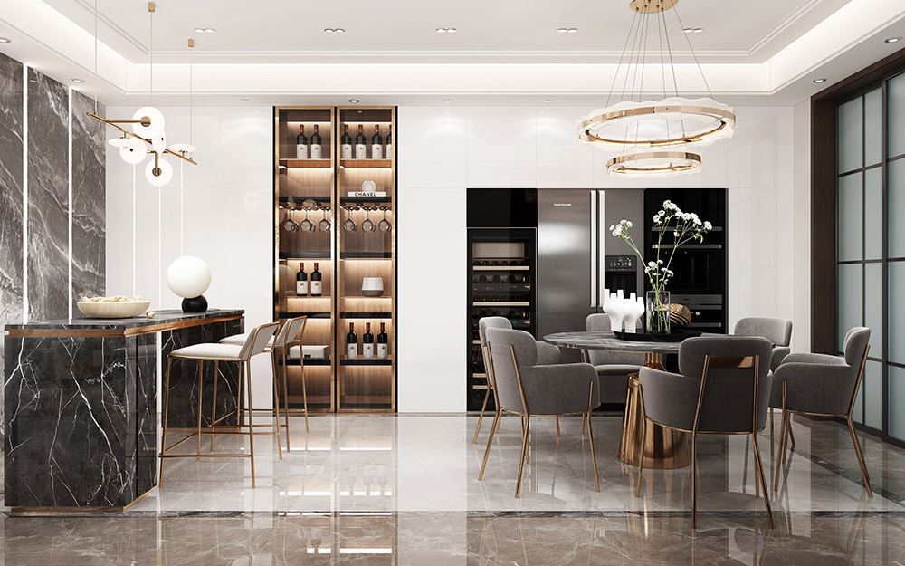 佛山市保利中央公園現(xiàn)代簡(jiǎn)約風(fēng)格三居室裝修案例