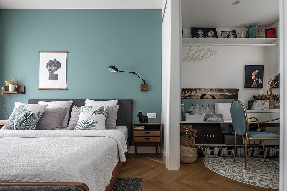 原木北歐風室內(nèi)設(shè)計，帶著年輕人奮斗上進心裝飾的溫馨小窩-臥室