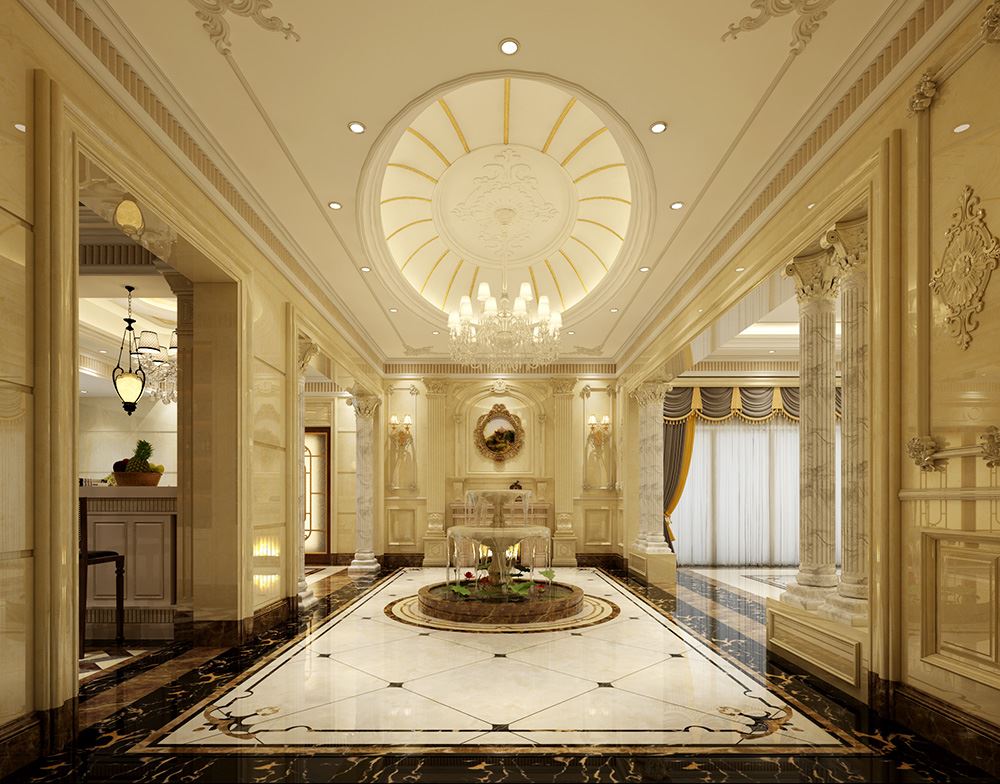 佛山市金地藝境天成歐式風(fēng)格別墅裝修案例