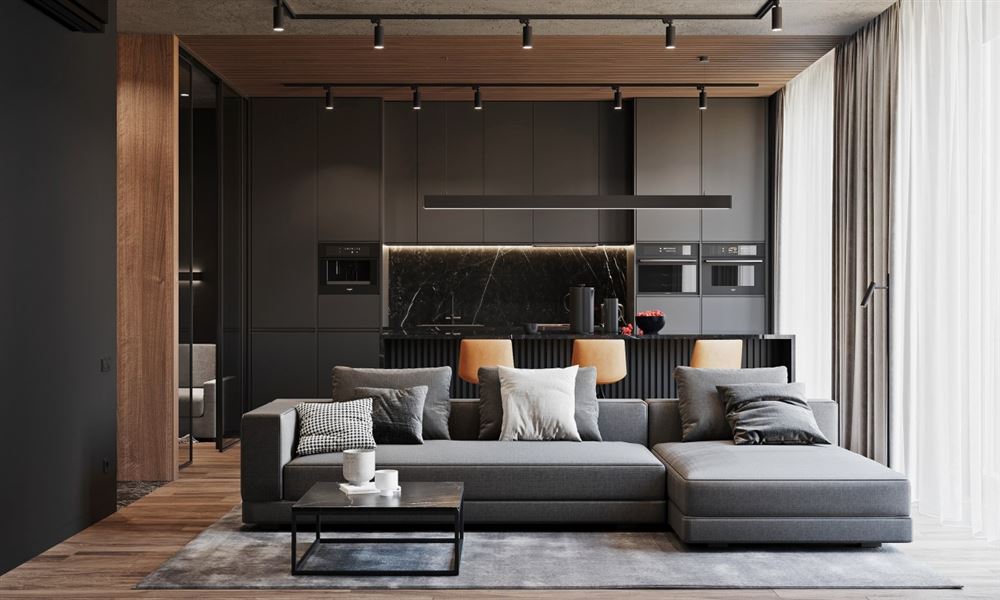 佛山市中交&middot;瀧灣云城現(xiàn)代簡(jiǎn)約風(fēng)格四居室裝修案例