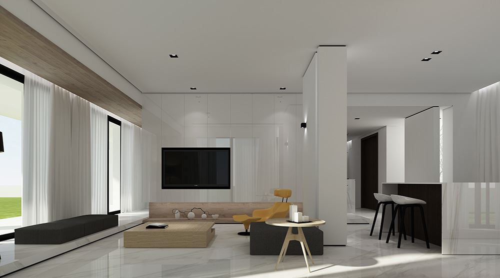 廣州市梅花村小區(qū)現(xiàn)代簡約風(fēng)格別墅裝修案例